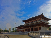 汶上建筑攝影之紅樓藍(lán)天