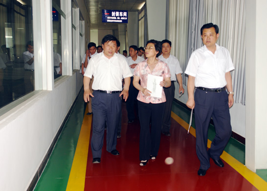 ，濟(jì)寧市政府副市長(zhǎng)陳穎率市科技進(jìn)步考核組來汶上縣考核2009—2010年度科技進(jìn)步工作