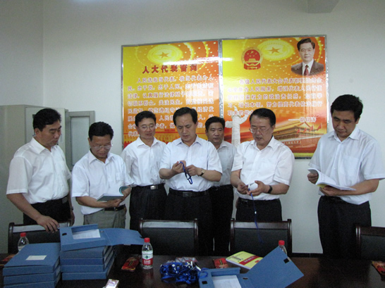 濟(jì)寧市人大常委會第一副主任陳民來汶上縣視察人大工作和經(jīng)濟(jì)社會發(fā)展情況