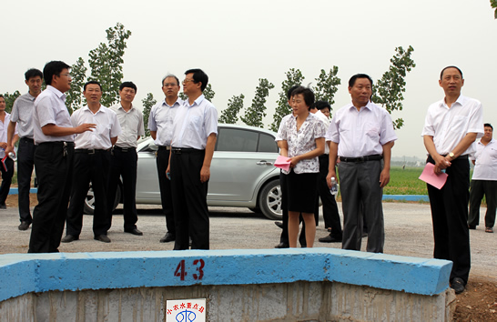 汶上縣政協(xié)領(lǐng)導(dǎo)視察2012防汛抗旱暨水利建設(shè)工作