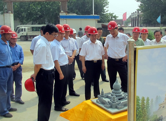 濟(jì)寧市政協(xié)主席趙樹國來汶上縣視察重點項目建設(shè)情況