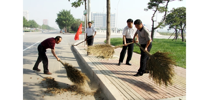 汶上縣開展城鄉(xiāng)“義務(wù)勞動(dòng)日、文明我先行”環(huán)境衛(wèi)生綜合整治活動(dòng)
