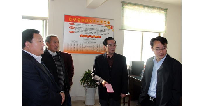 濟寧市關(guān)工委于棟修、孔憲舉等領(lǐng)導(dǎo)來汶上縣對關(guān)心下一代工作進行調(diào)查研究