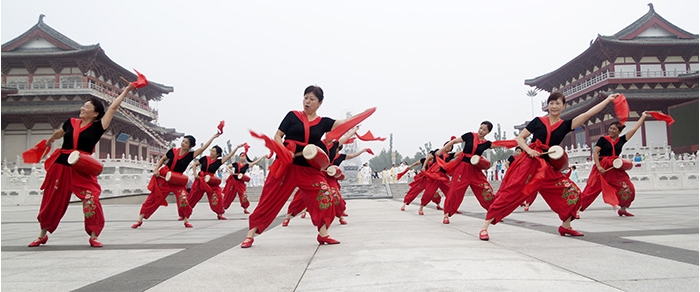 汶上縣舉行“舞動(dòng)中都”全民廣場(chǎng)舞大賽
