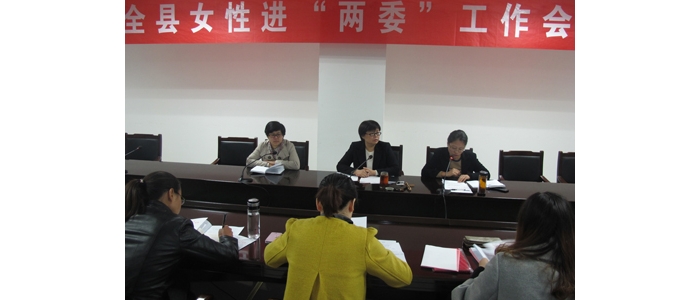 汶上縣婦聯(lián)專題召開汶上縣女性進(jìn) “兩委”工作會(huì)議