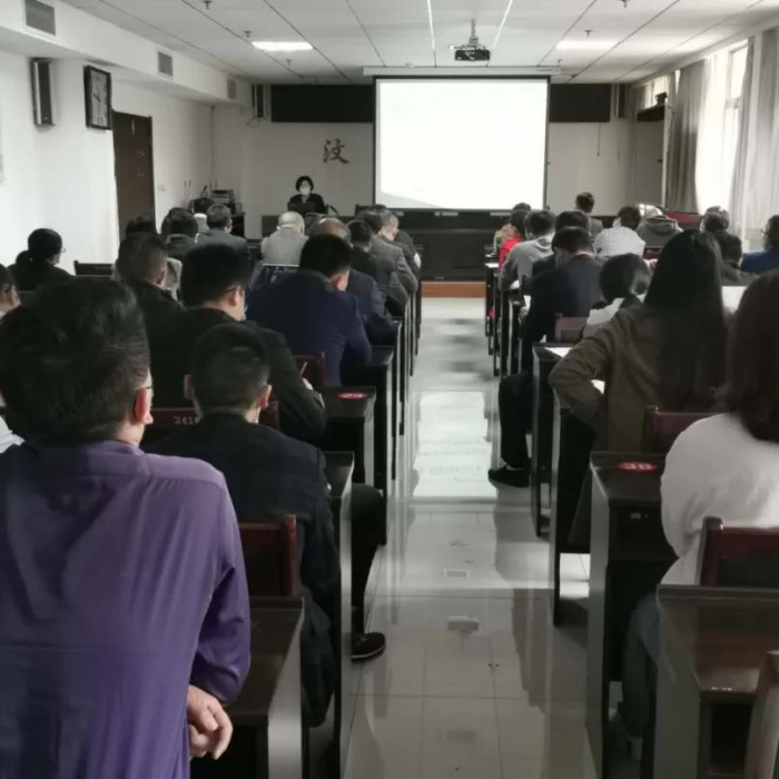 汶上縣舉辦初中駐校醫(yī)務人員新冠肺炎防治知識培訓班